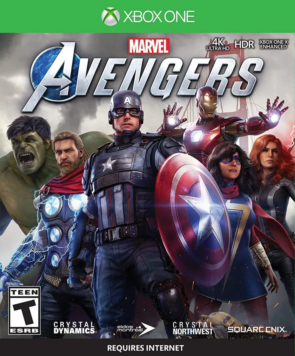 Marvel Avengers cover art for Xbox One XONE video game