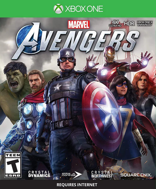 Marvel Avengers cover art for Xbox One XONE video game