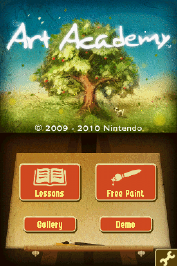 Art Academy cartridge for the Nintendo DS featuring interactive drawing lessons with step by step tutorials sketching techniques and creative art tools for beginners and aspiring artists gameplay
