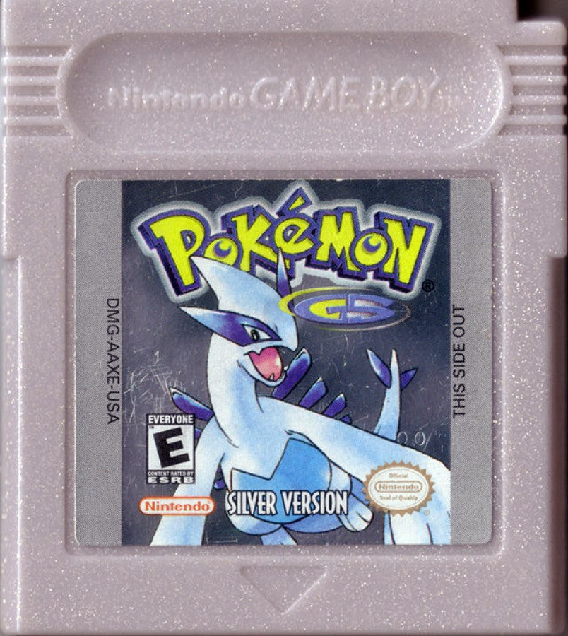 Pokemon Silver Version Nintendo Game Boy Color GBC for role playing adventure retro video game fans featuring monster collecting turn based battles Johto region exploration Pokémon training gym challenges legendary creatures classic handheld gaming collectible gaming appeal cartridge