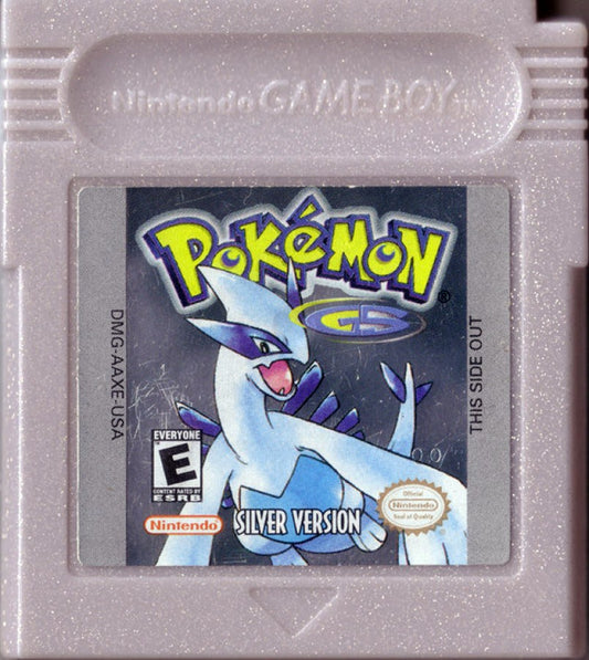 Pokemon Silver Version Nintendo Game Boy Color GBC for role playing adventure retro video game fans featuring monster collecting turn based battles Johto region exploration Pokémon training gym challenges legendary creatures classic handheld gaming collectible gaming appeal cartridge