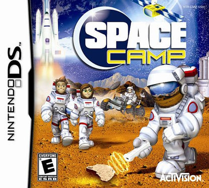 Space Camp adventure simulation cover art for Nintendo DS (DS) video game