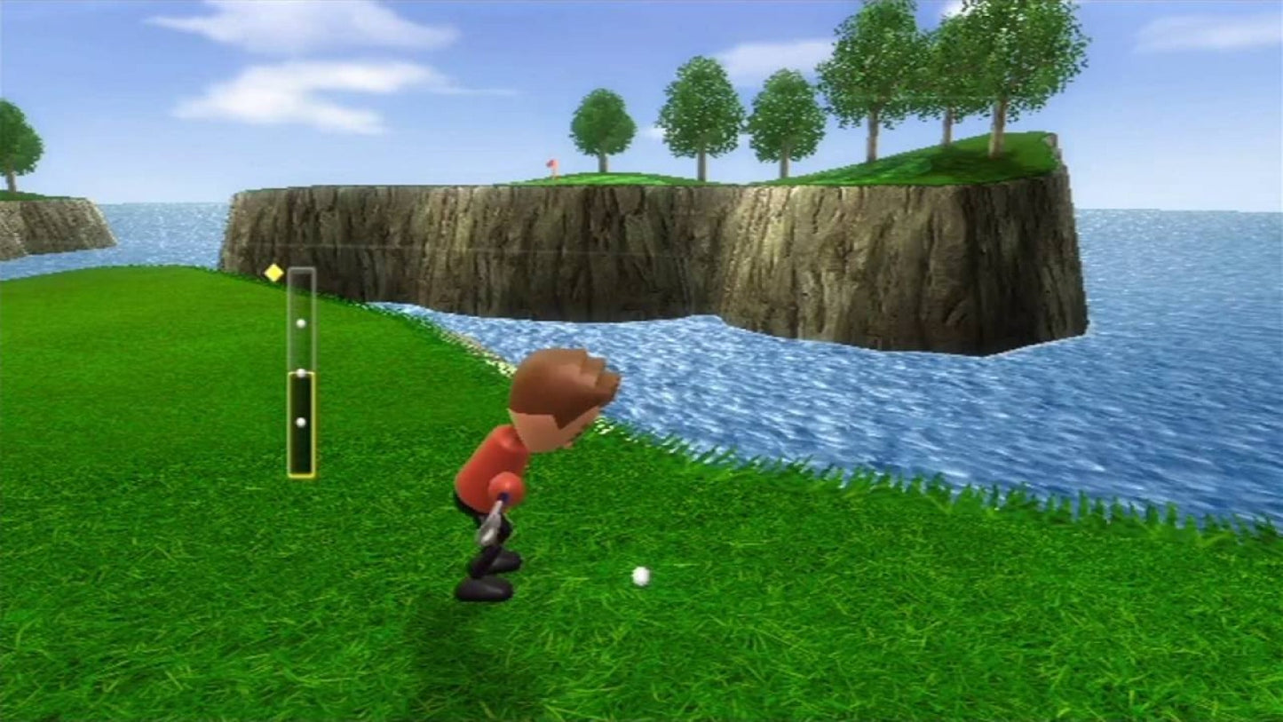 Wii Sports Player's Choice Nintendo Wii for retro video game enthusiasts featuring motion controlled sports gameplay tennis baseball bowling golf boxing family friendly multiplayer action intuitive Wii Remote controls and collectible gaming appeal golf 