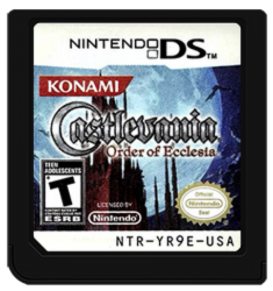 Castlevania: Order of Ecclesia cartridge for Nintendo DS (DS) video game