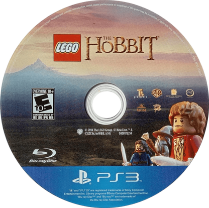 LEGO The Hobbit disc for PlayStation 3 (PS3) video game