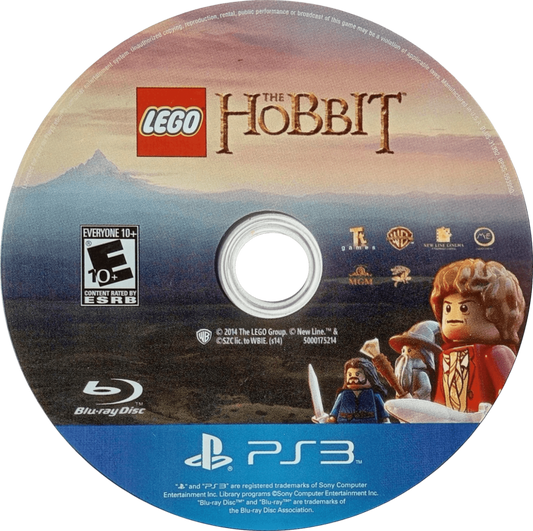 LEGO The Hobbit disc for PlayStation 3 (PS3) video game
