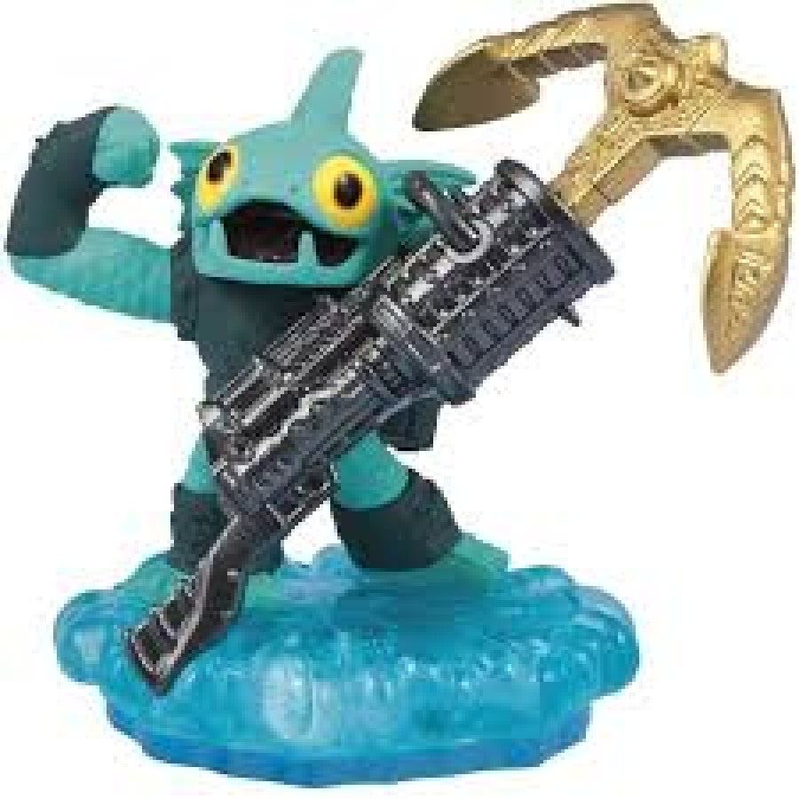 Anchors Away Gill Grunt Swap Force Skylanders figure featuring nautical themed water element character design compatible with Skylanders Swap Force