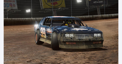 World of Outlaws: Dirt Racing gameplay for Xbox Series X (XSX) dirt track racing simulation video game