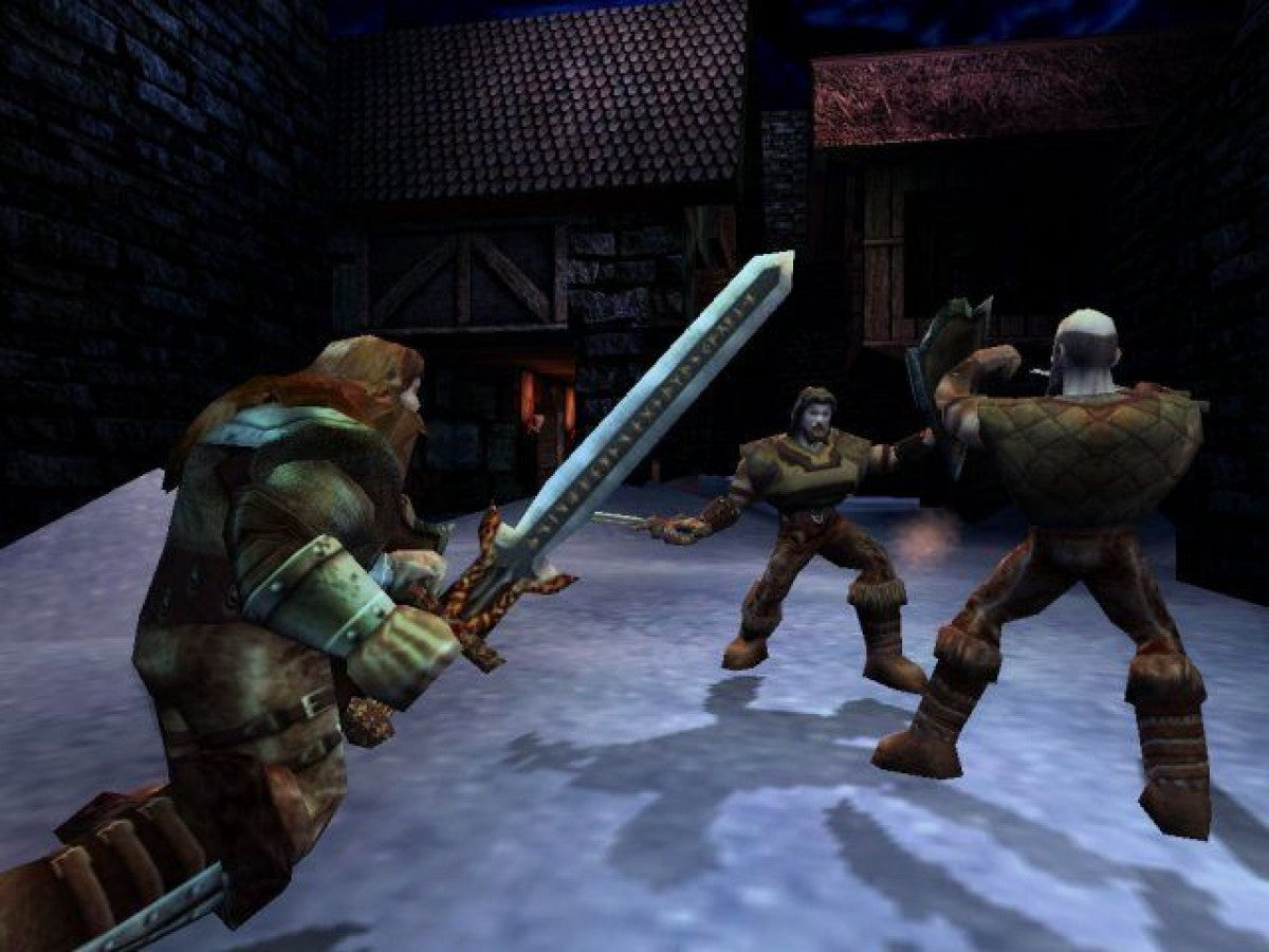 Rune Viking Warlord – PlayStation 2 (PS2) video game gameplay, action-adventure hack-and-slash game.