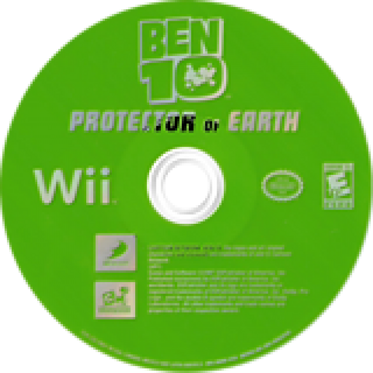 Ben 10: Protector of Earth disc cover art for Nintendo Wii (Wii) video game