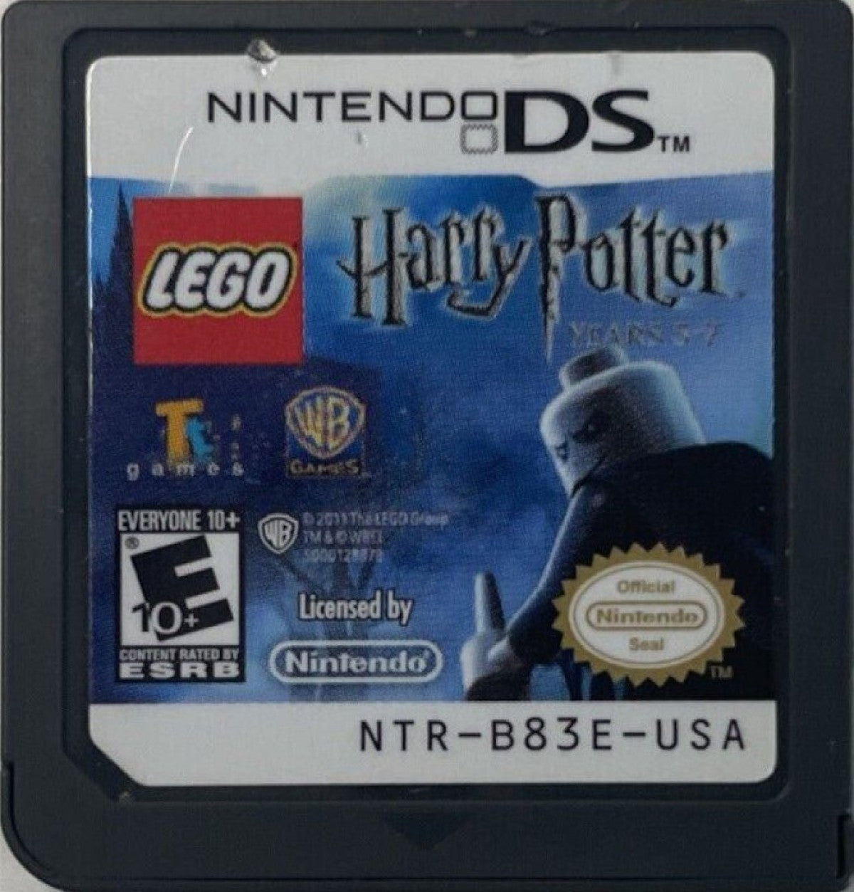 LEGO Harry Potter Years 5-7 Nintendo DS family-friendly adventure game with spellcasting puzzle solving and levels based on the later films cartridge