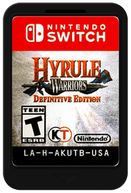 Hyrule Warriors: Definitive Edition cartridge art for Nintendo Switch (NS) video game