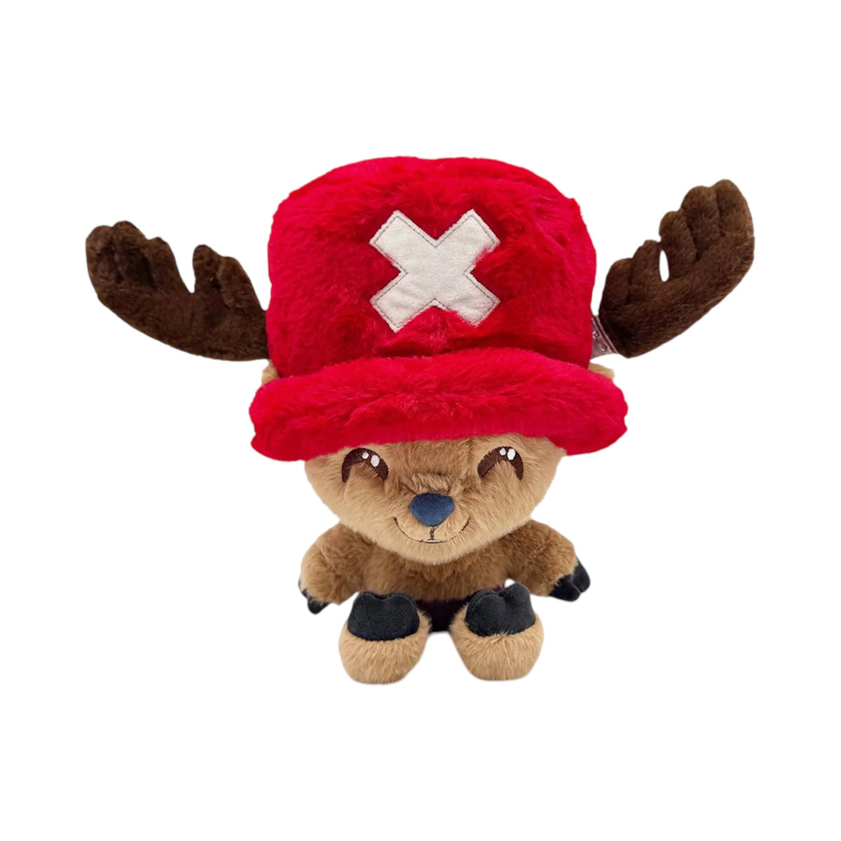Tony Tony Chopper 9 Inch Plush collectible One Piece character plush featuring Tony Tony Chopper soft plush design adorable reindeer character styling 9 inch size detailed collectible appearance display item anime merchandise and pop culture gaming collectible appeal front side