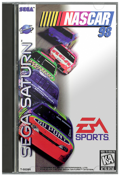 NASCAR 98 cover art for Sega Saturn (SS) video game