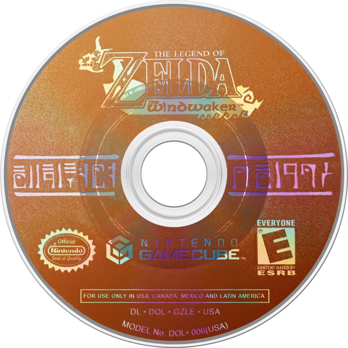 Legend of Zelda The Wind Waker Nintendo GameCube game cel shaded adventure action RPG classic Zelda title collectible retro video game disc for GameCube console disc