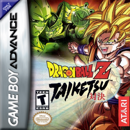 Game Boy Advance Dragon Ball Z Taiketsu fighting game cover art