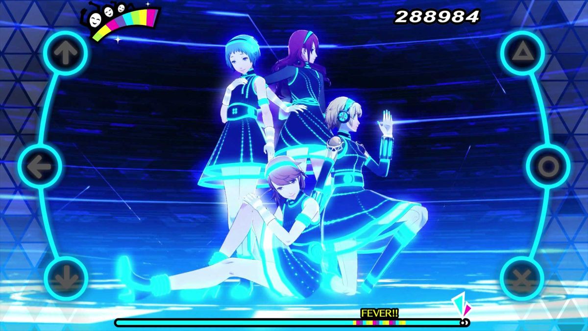 Persona 3: Dancing in Moonlight – PlayStation 4 (PS4) video game gameplay, rhythm music game.