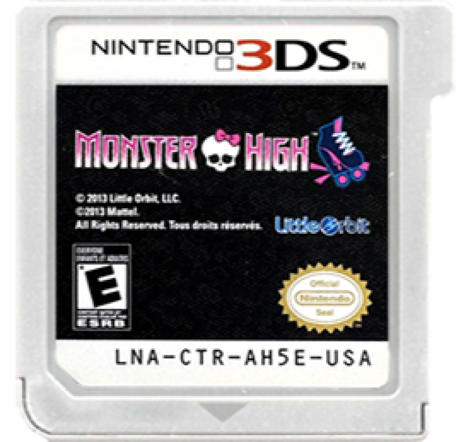 Monster High: Skultimate Roller Maze cartridge for Nintendo 3DS (3DS) roller-skating racing video game