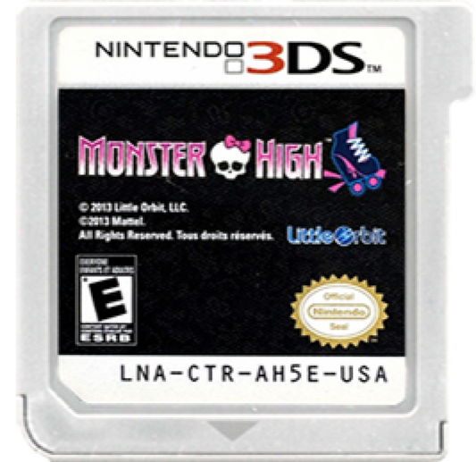 Monster High: Skultimate Roller Maze cartridge for Nintendo 3DS (3DS) roller-skating racing video game