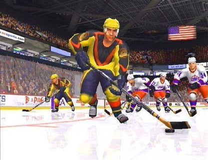 NHL 2002 – PlayStation 2 (PS2) video game gameplay, ice hockey simulation.