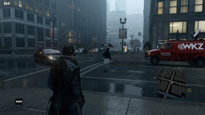 Watch Dogs Platinum Hits Xbox 360 inspired design featuring open world hacking action aesthetic futuristic surveillance technology cybercrime gameplay urban Chicago setting stealth combat digital warfare cinematic Ubisoft adventure nostalgic HD era presentation gameplay
