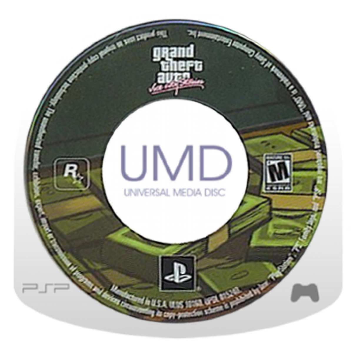 Grand Theft Auto Vice City Stories PSP GTA Vice City Stories PlayStation Portable UMD Rockstar Games open world crime sandbox action adventure Miami 1980s neon city retro handheld video game authentic Sony PSP classic GTA series collectible gaming title umd disc