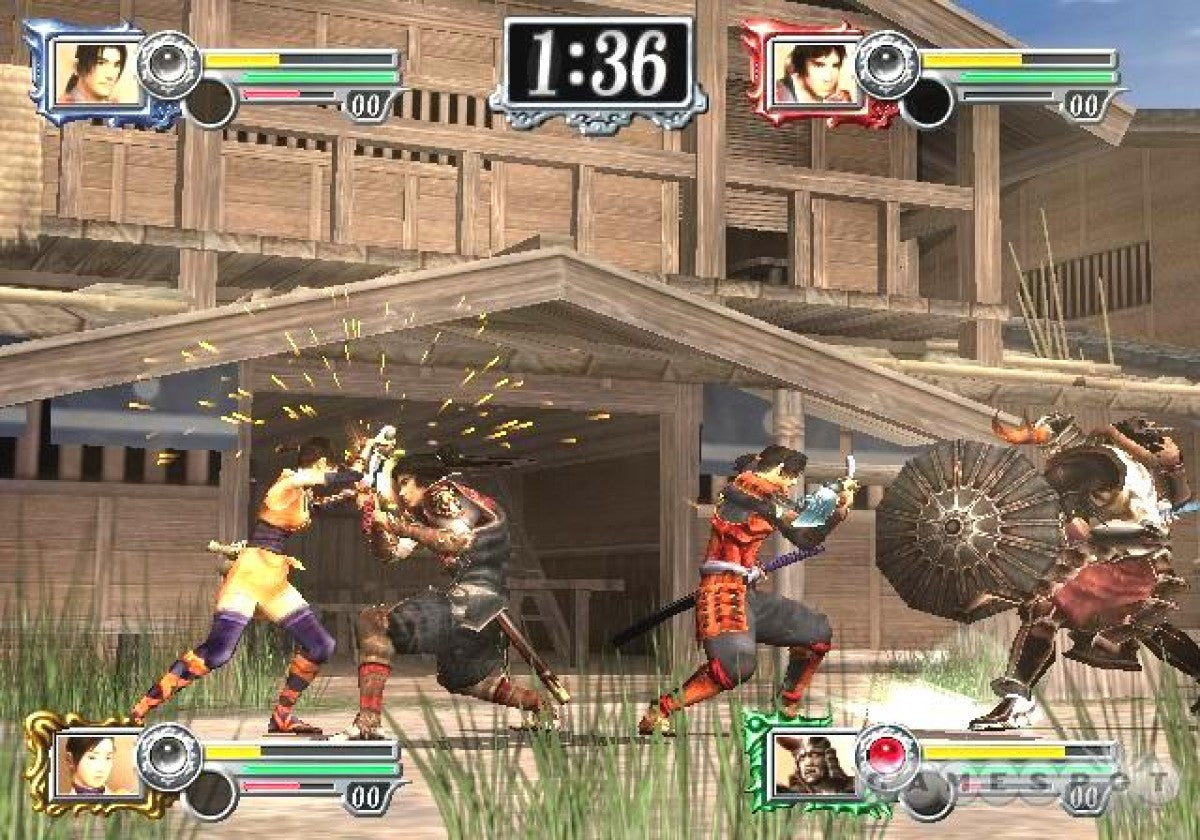 Onimusha: Blade Warriors – PlayStation 2 (PS2) video game gameplay, 3D fighting action game.