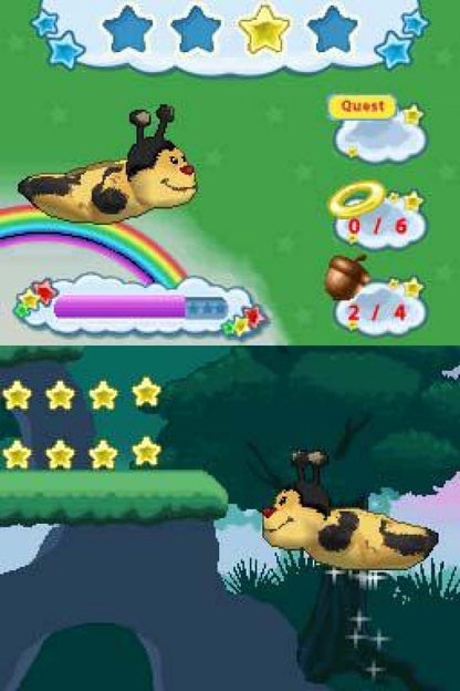 Pillow Pets for Nintendo DS, gameplay for a kids adventure video game with mini-games, pet care gameplay, puzzle challenges, and family-friendly activities