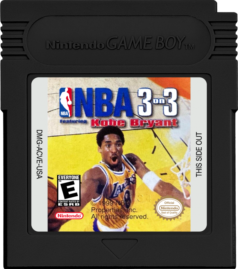 NBA 3 on 3 Featuring Kobe Bryant cartridge for Game Boy Color GBC video game