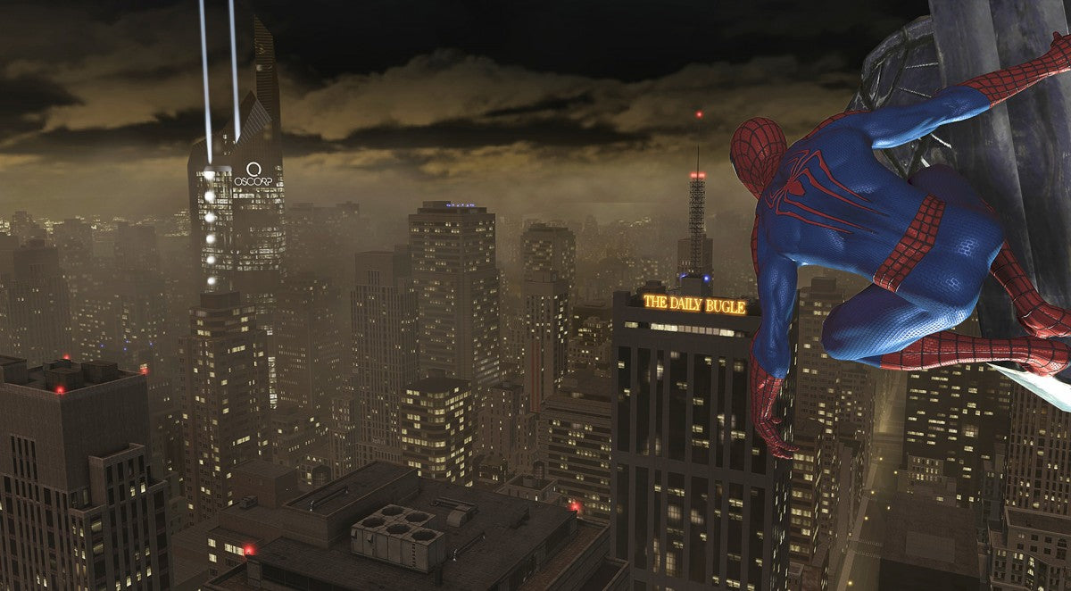 The Amazing Spider-Man 2 Nintendo DS action adventure game with web-slinging combat and missions based on the Marvel film story gameplay
