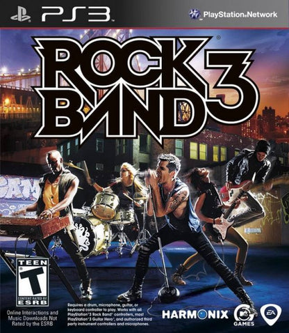 Rock Band 3 cover art for PlayStation 3 (PS3) video game
