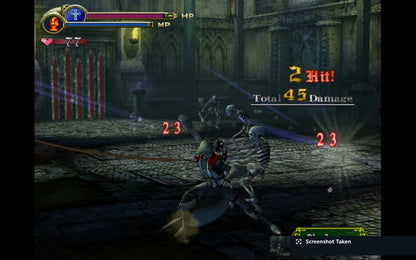 Castlevania: Lament of Innocence for PlayStation 2 with gothic action-adventure and vampire-hunting theme gameplay