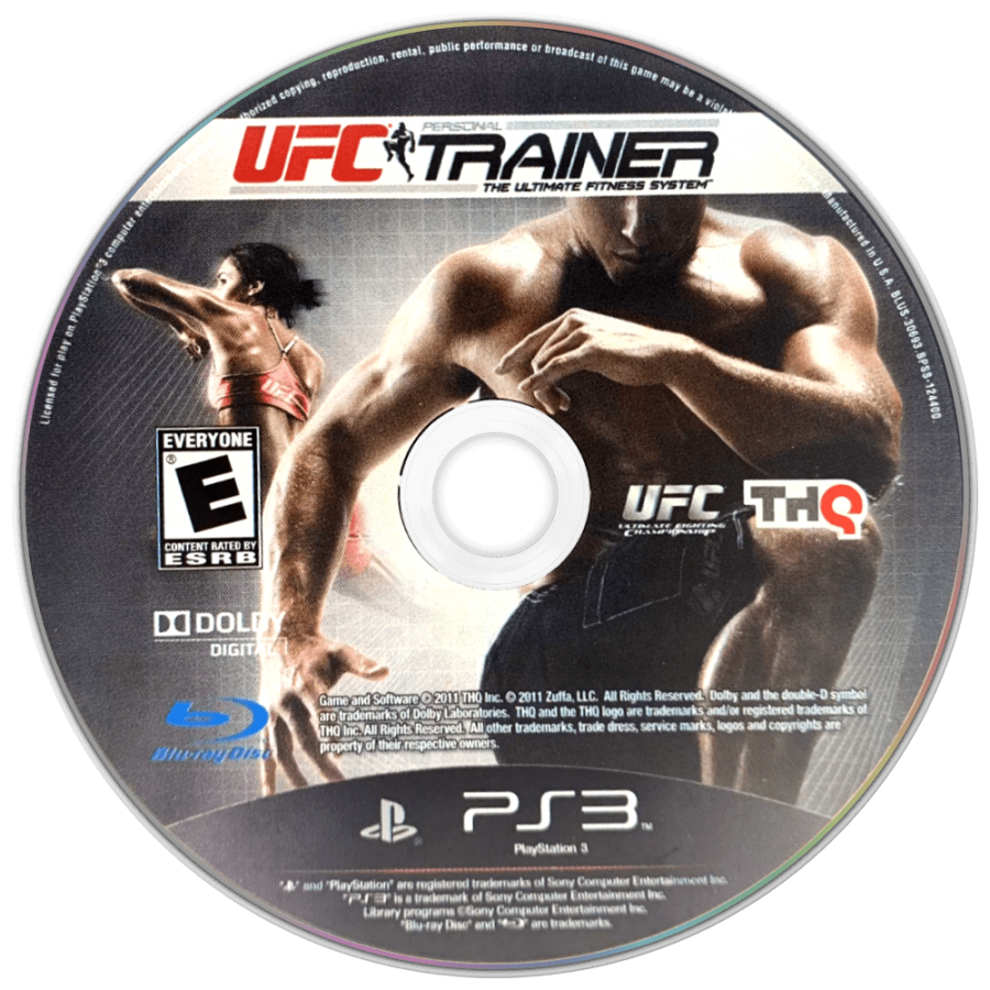UFC Personal Trainer disc for PlayStation 3 (PS3) video game