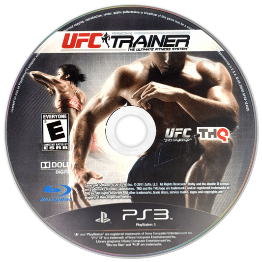 UFC Personal Trainer disc for PlayStation 3 (PS3) video game