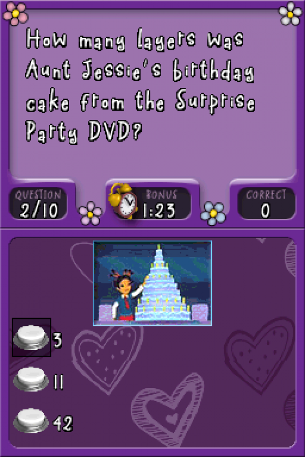 Holly Hobbie and Friends gameplay for Nintendo DS (DS) children’s adventure video game