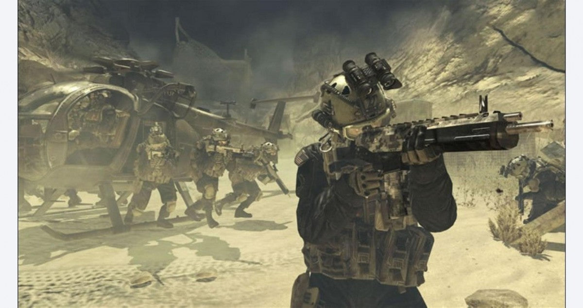 Call of Duty: Modern Warfare 2 gameplay for Xbox 360 (X360) first-person shooter video game