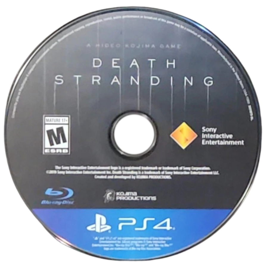 Death Stranding – PlayStation 4 (PS4) video game disc, action-adventure by Kojima Productions
