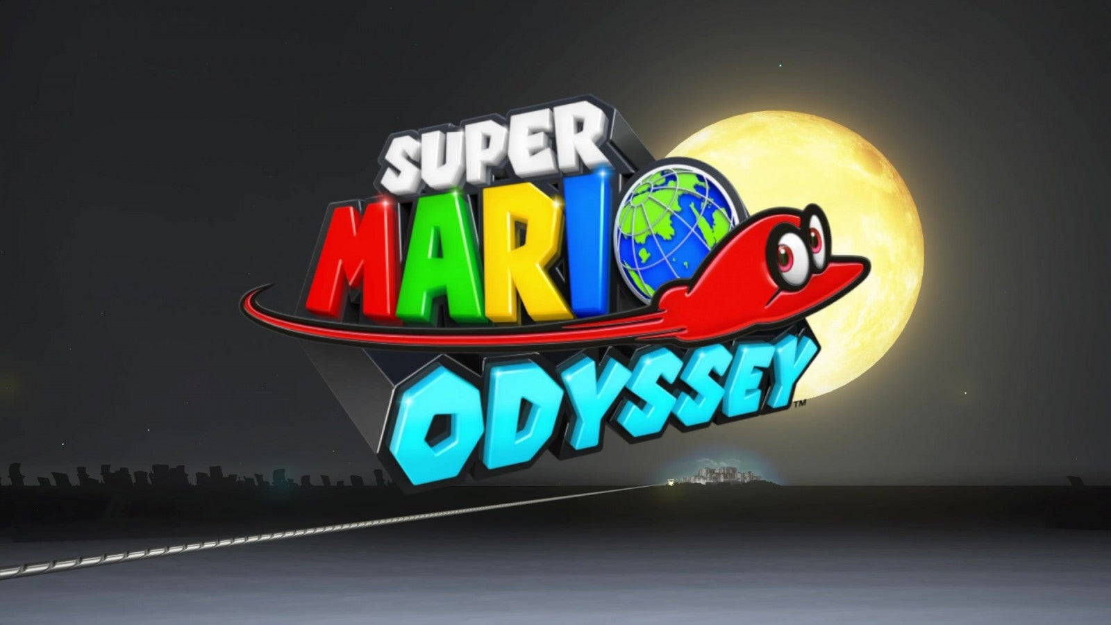 Super Mario Odyssey home screen for Nintendo Switch NS video game