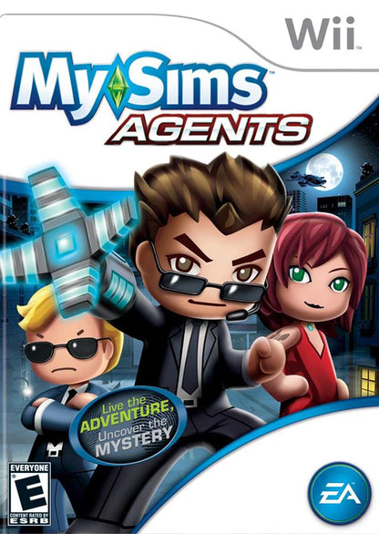 MySims: Agents cover art for Nintendo Wii (Wii) video game