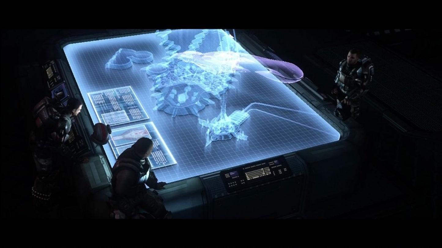 Halo 3: ODST gameplay for Xbox 360 (X360) sci-fi first-person shooter video game