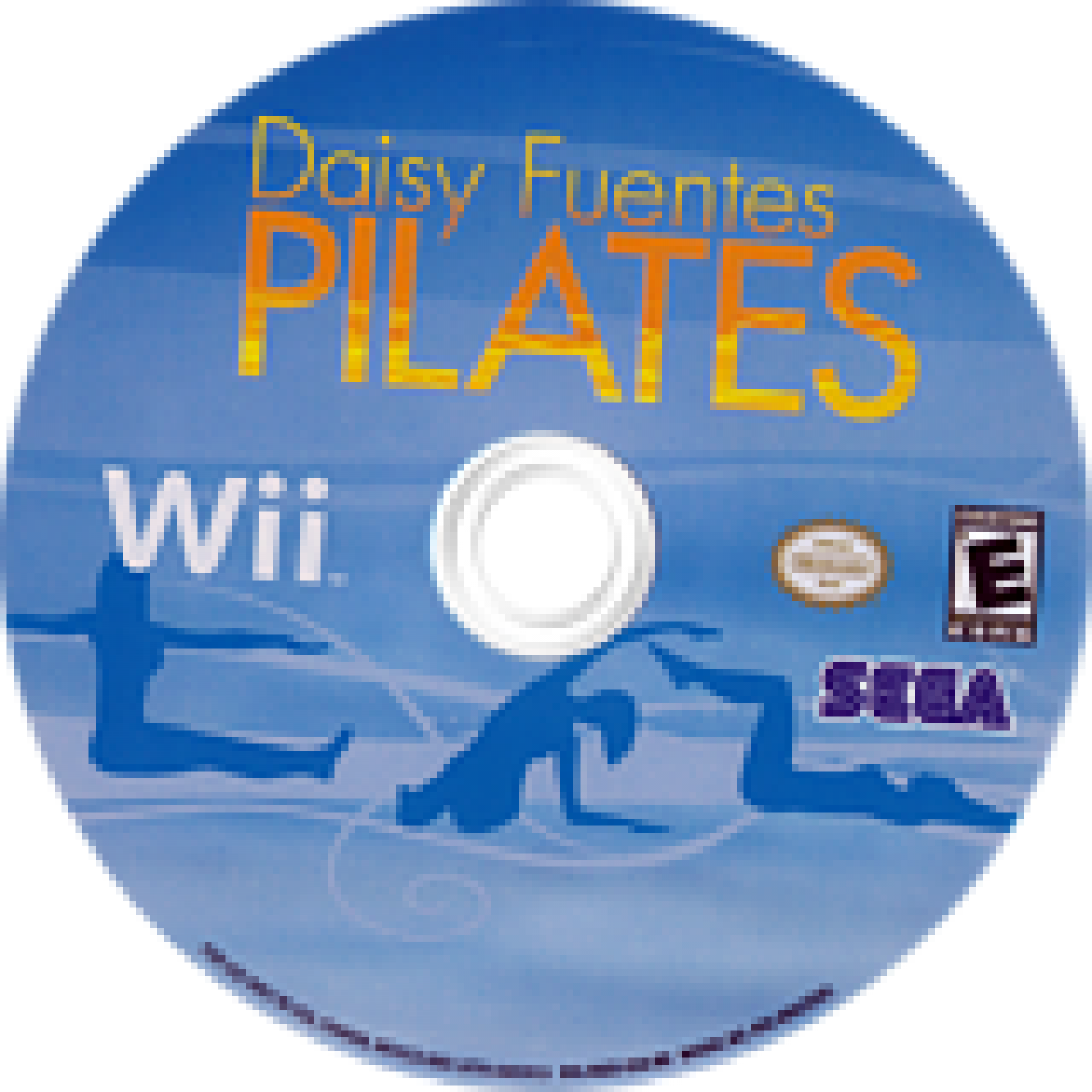 Daisy Fuentes Pilates disc cover art for Nintendo Wii (Wii) video game