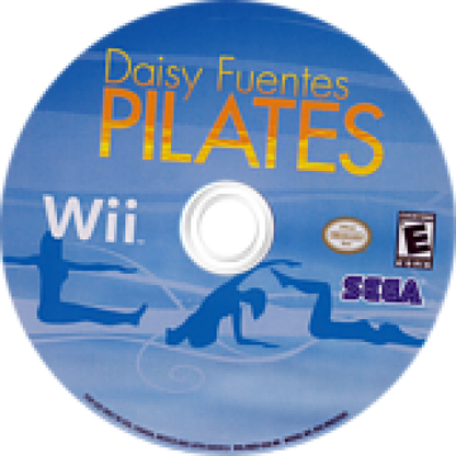 Daisy Fuentes Pilates disc cover art for Nintendo Wii (Wii) video game