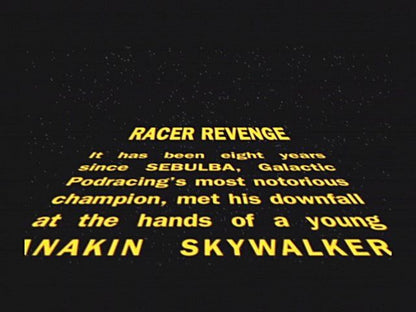 Star Wars: Racer Revenge – PlayStation 2 (PS2) video game gameplay, pod racing arcade game.