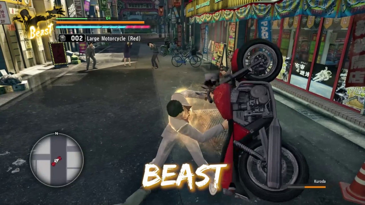 Yakuza Kiwami Nintendo Switch inspired design featuring action adventure crime drama aesthetic intense street combat immersive urban exploration gripping narrative iconic underworld characters cinematic gameplay modern remake presentation gameplay 