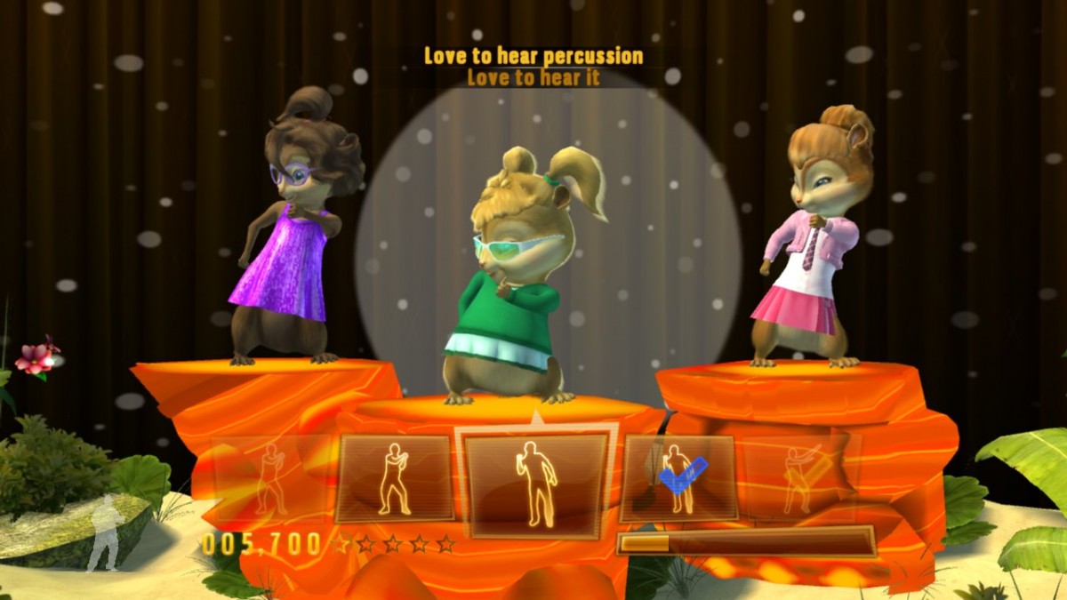 Alvin and the Chipmunks: Chipwrecked gameplay for Xbox 360 (X360) family music party video game