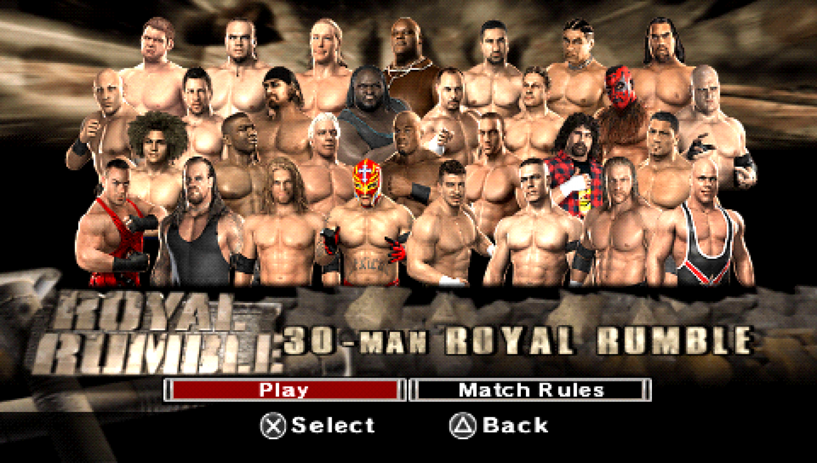 WWE SmackDown vs Raw 2007 retro PlayStation 2 video game WWE wrestling sports entertainment fighting multiplayer career mode arcade combat console title PlayStation 2 release match select 