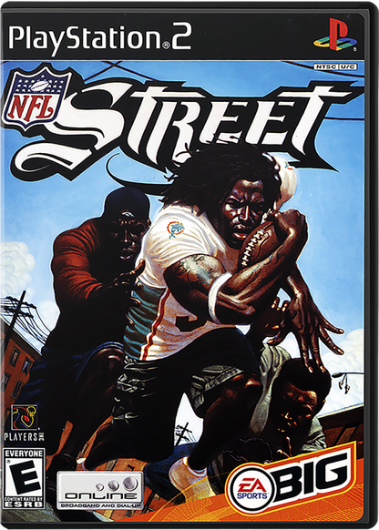 NFL Street – PlayStation 2 (PS2) arcade American football sports video game cover art