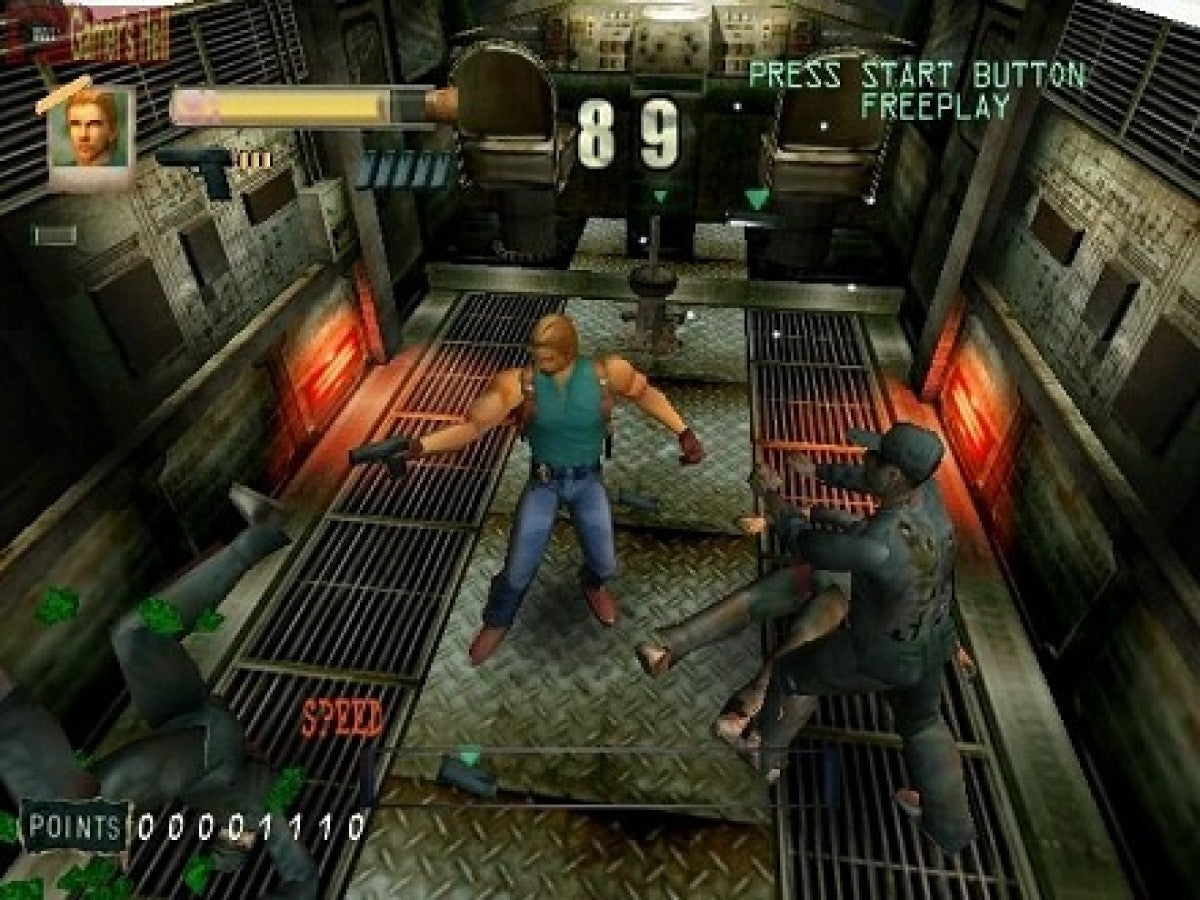 Zombie Revenge Sega Dreamcast retro video game beat em up gameplay