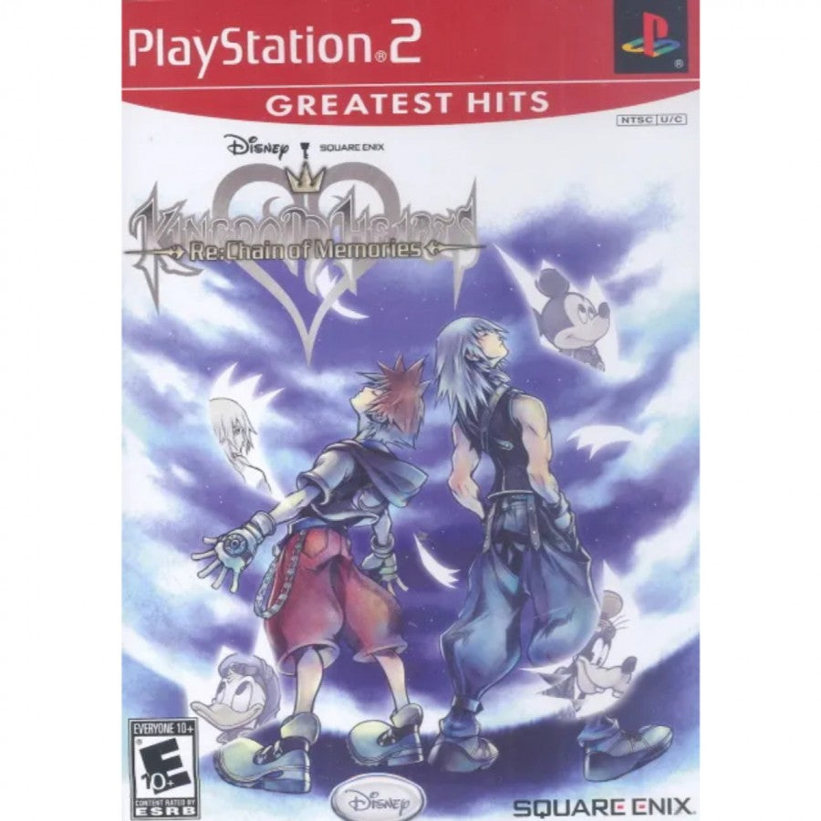 Kingdom Hearts RE: Chain of Memories [Greatest Hits] – PlayStation 2 (PS2) Front Cover Art HD resolution image of Video Game
