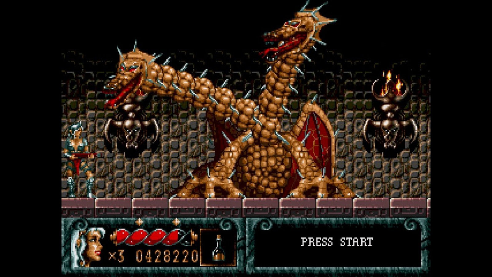 Blades of Vengeance Sega Genesis action hack and slash fantasy platformer with three characters warrior valkyrie sorceress side scrolling gameplay